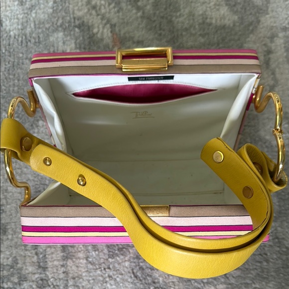 Emilio Pucci Fuilio Vintage Women's Bag with Yellow Strap - Picture 8 of 11